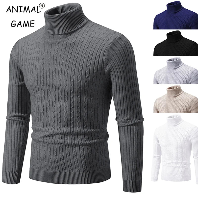 Mr High Neck Turtle Sweater - Warm, Stylish & Sophisticated