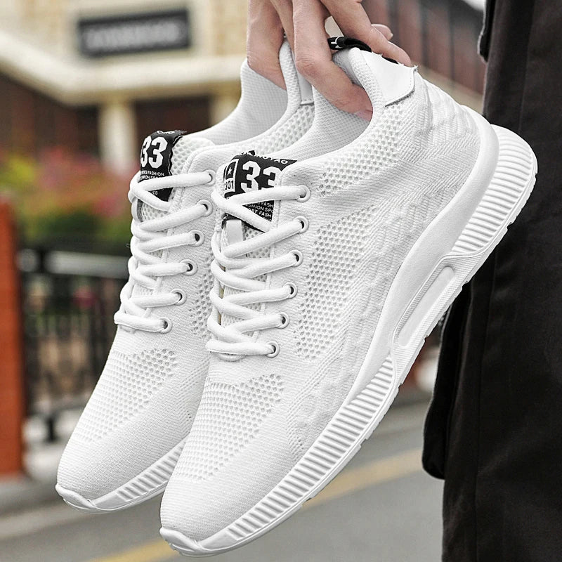 InstaBoost Men’s Sneakers – Breathable, Stylish with Hidden Heel for Instant Height & Confidence (6CM Boost)