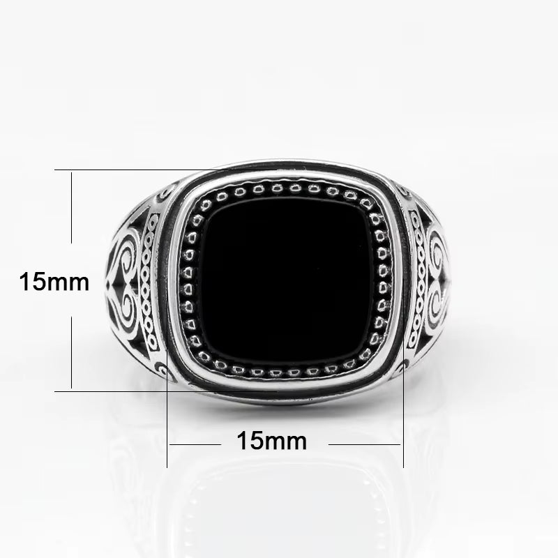 MR Bold Black n Silver Ring- Be Bold Jewelry Ring