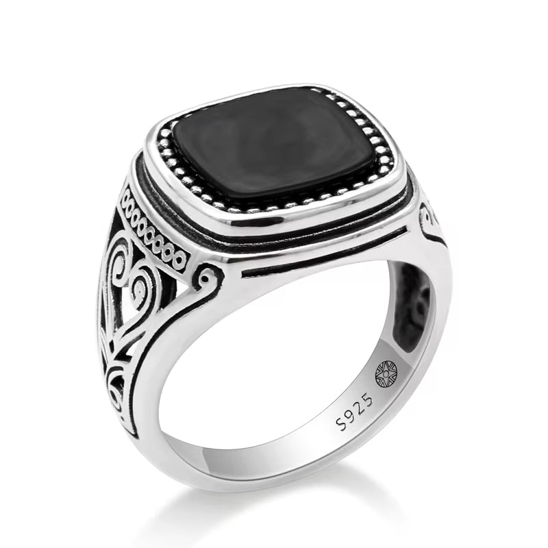 MR Bold Black n Silver Ring- Be Bold Jewelry Ring