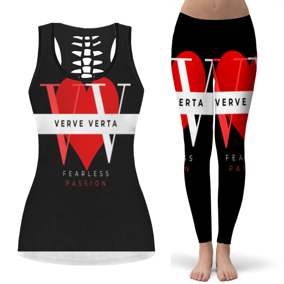 AOP Lady'S Hollow Tank Set