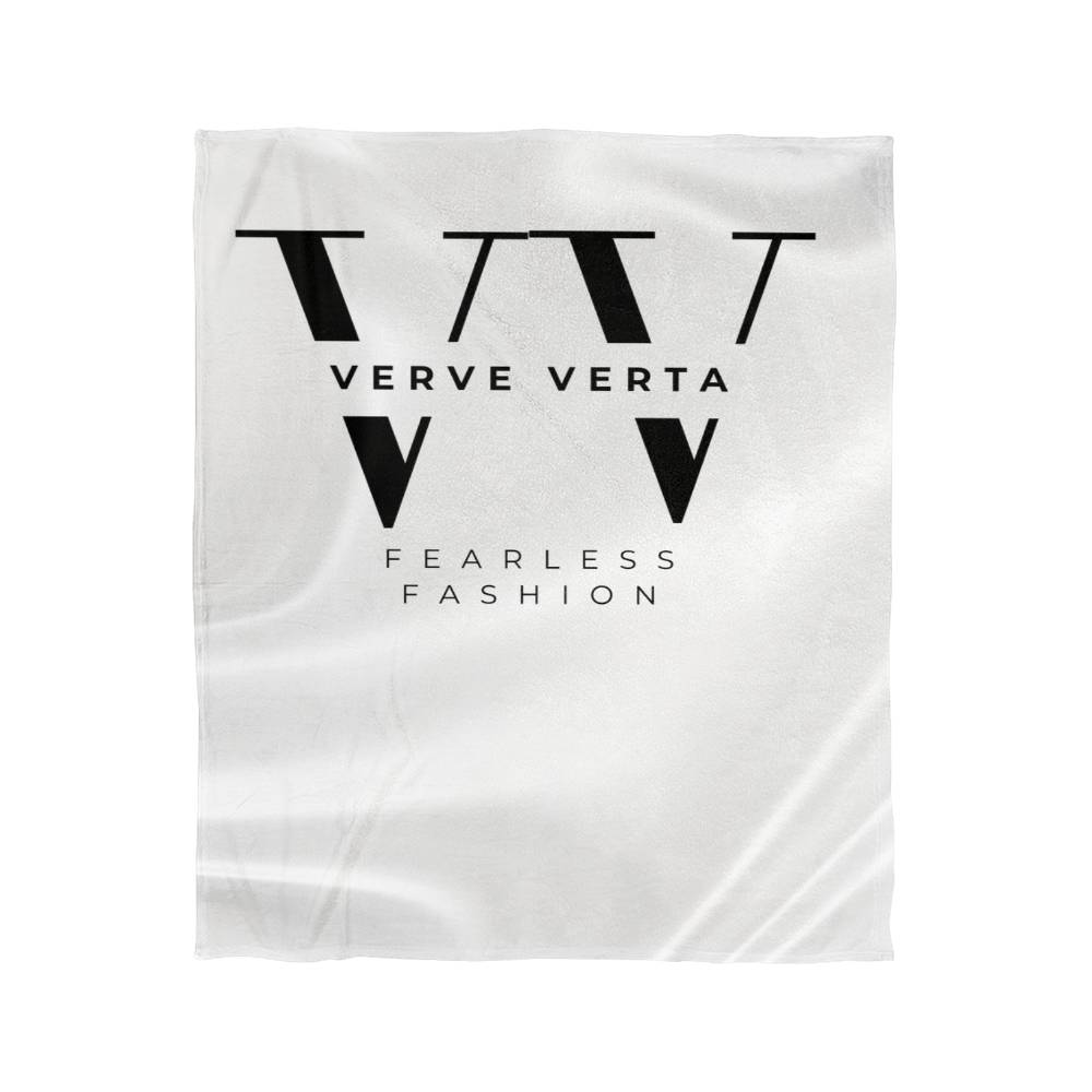 Verve Verta Signature Collection - White Edition Mink Touch Fleece Blanket