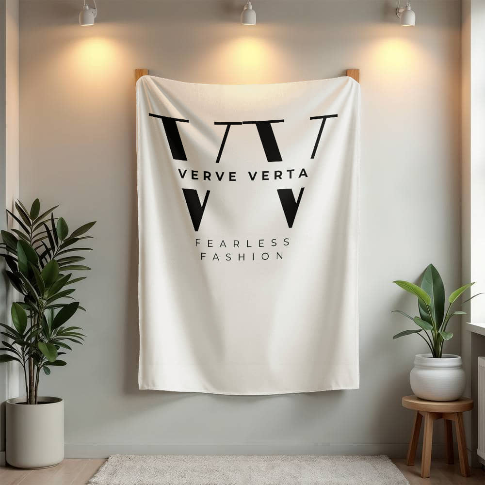 Verve Verta Signature Collection - White Edition Mink Touch Fleece Blanket