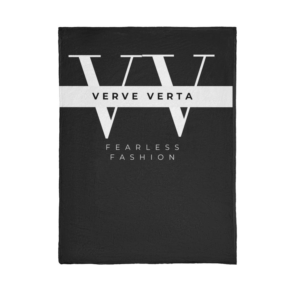 Verve Verta Signature Collection - Black Edition Mink Touch Fleece Blanket