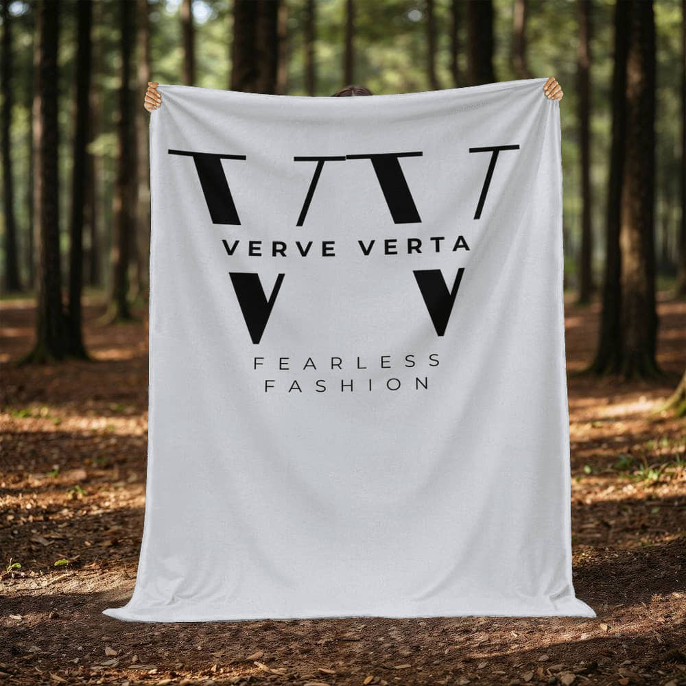 Verve Verta Signature Collection - White Edition Mink Touch Fleece Blanket