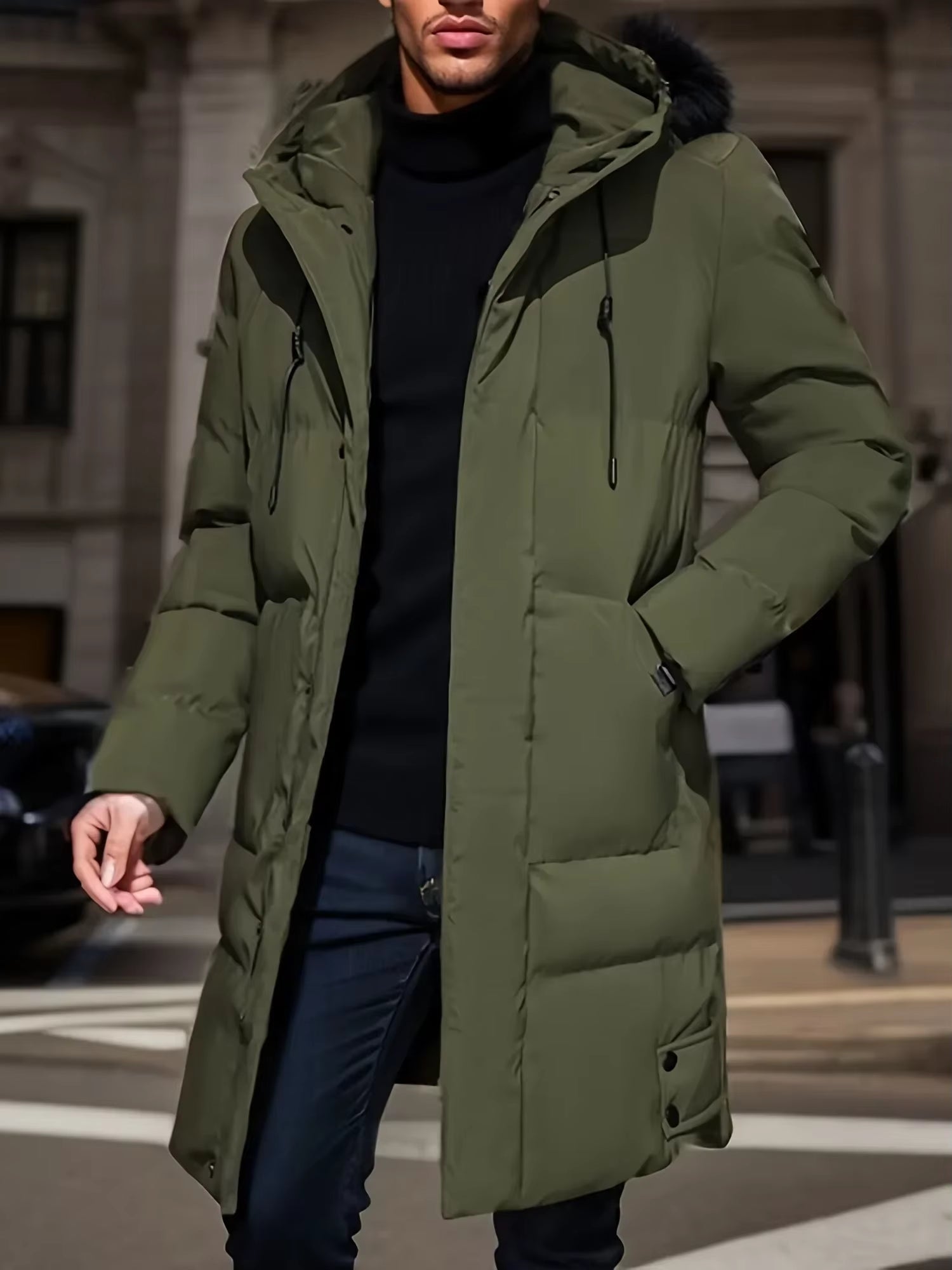Mr Long Coat Overcoat - Stylish & Warm, Effortlessly Refined