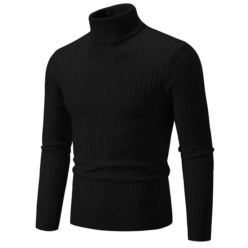 Mr High Neck Turtle Sweater - Warm, Stylish & Sophisticated