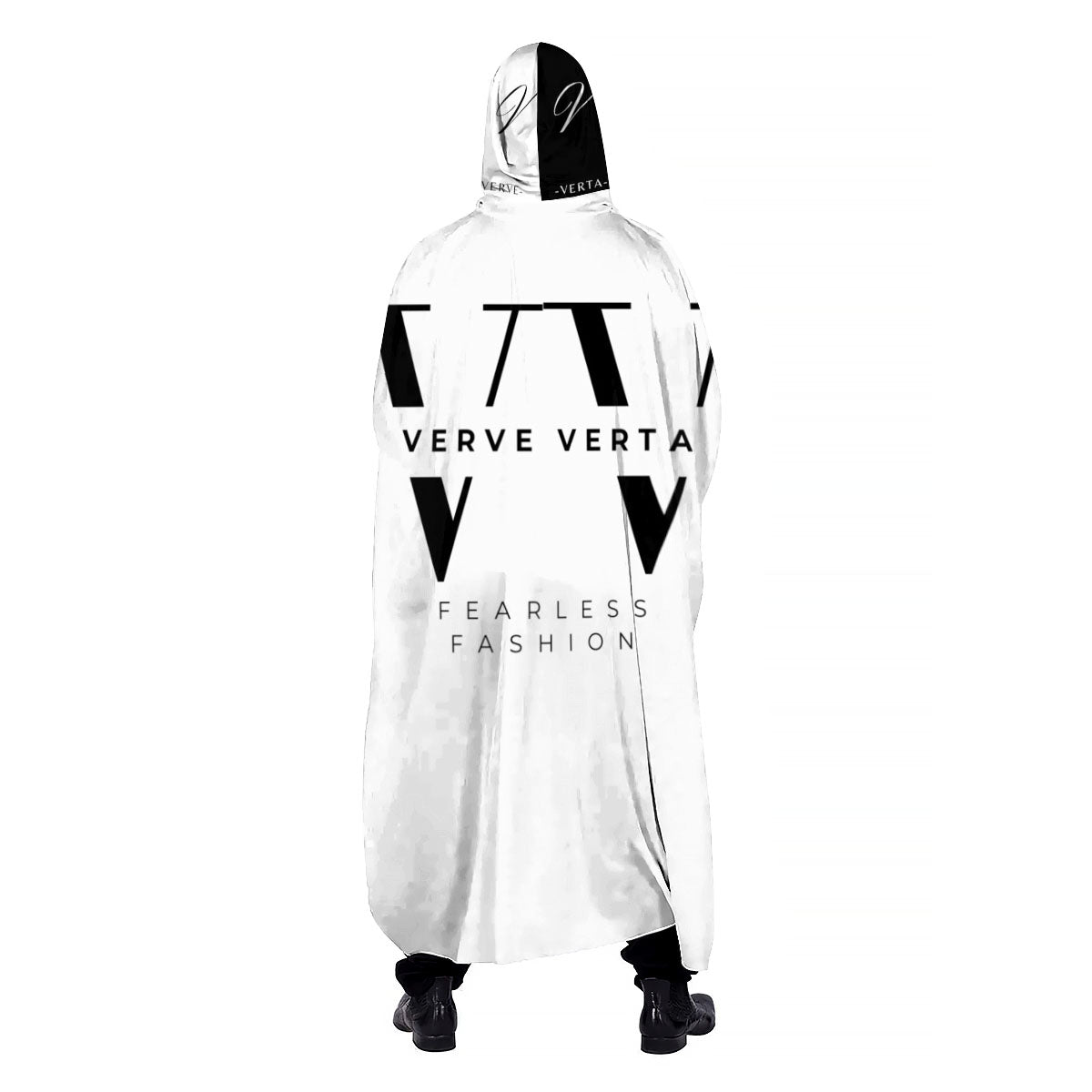 Verve Verta Signature Collection  Fleece Robe- White Edition